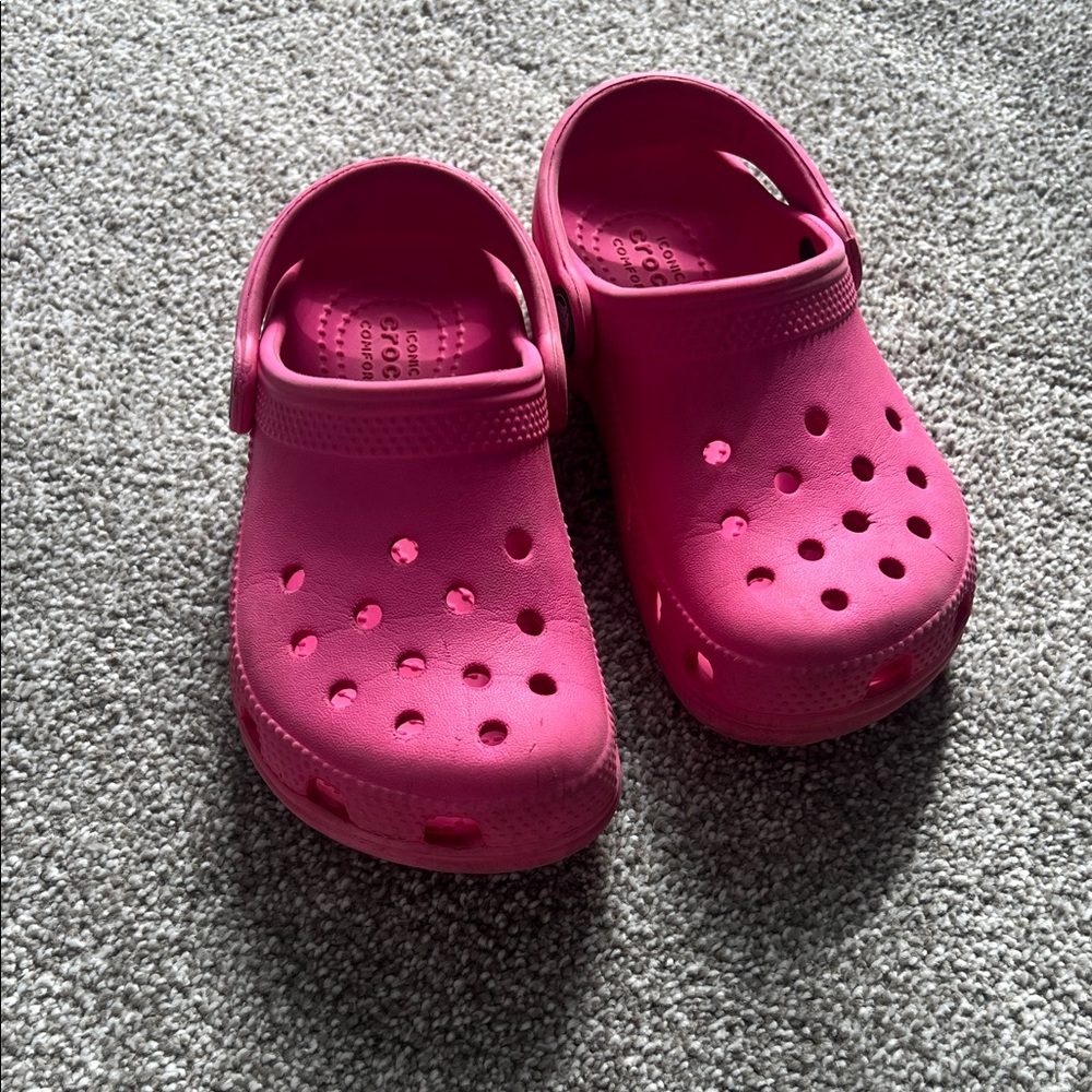 CROCS Kids Vibrant Pink Sandals